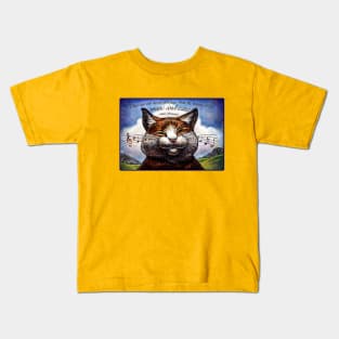 Music Cat Kids T-Shirt